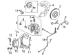 Diagram for Audi A3 Quattro Brake Caliper - 5WA-615-124-A