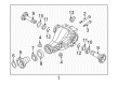 Diagram for Audi Axle Shaft - 0AR-525-356-C