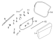 Diagram for Audi R8 Door Moldings - 420-853-267-C-4PK