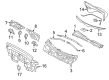 Diagram for Audi Q5 Dash Panels - 8R1-805-431-E