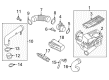 Diagram for Audi Air Intake Hose - 5N0-129-684-G