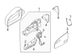 Diagram for Audi Side View Mirrors - 8E1-858-531-AA-01C