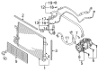 Diagram for Audi A/C Condenser - 1K0-820-411-Q