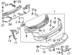 Diagram for Audi Q5 Bumper - 8R0-807-303-GRU