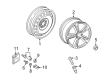 Diagram for Audi Q3 Alloy Wheels - 83A-601-025-B