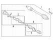 Diagram for Audi CV Joint Boot - 1EA-498-201-B