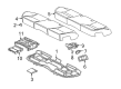 Diagram for Audi A8 Quattro Power Seat Switch - 4E0-959-777-D-7A2