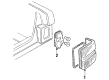 Diagram for Audi V8 Quattro Tail Light Lens - 441-945-217-C