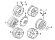 Diagram for Audi Alloy Wheels - 4D0-601-025-L-Z17