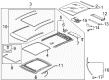 Diagram for Audi Sunroof Motor - 8V3-959-591-A