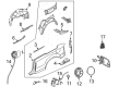 Diagram for Audi Fuel Door Release Cable - 8E0-862-165