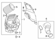 Diagram for Audi A8 Quattro Air Intake Hose - 4N0-129-616-M