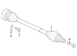 Diagram for Audi Q8 e-tron Sportback Axle Shaft - 4KE-501-204-D