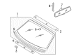 Diagram for Audi Windshield - 4Z7-845-099-AA-NVB