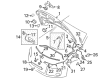 Diagram for Audi Hood - 8J0-823-029-E