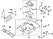 Diagram for Audi S7 Sportback Interior Lights - 8W0-947-111-6PS