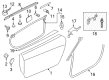 Diagram for Audi A6 Quattro Weather Strip - N-910-412-01