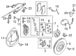 Diagram for Audi S7 Brake Caliper Bolt - 4H0-615-269-E