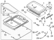 Diagram for Audi A8 Quattro Sunroof Motor - 4E0-959-591