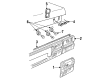 Diagram for Audi 200 Quattro Tail Light - 447-945-225-N