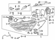 Diagram for Audi RS7 Sportback Headlight Screws - 8S0-806-305