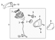 Diagram for Audi Side View Mirrors - 8V5-857-409-AA-9B9