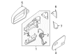 Diagram for Audi Mirror Cover - 4E0-858-705-B-4PK