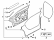 Diagram for Audi A8 Quattro Weather Strip - 4N4-839-912-D