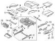 Diagram for Audi TTS Quattro Power Seat Switch - 8S0-959-777-4PK