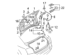 Diagram for Audi A4 Quattro Door Latch Cable - 8E5-827-531-D