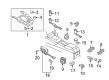 Diagram for Audi Antenna - 4G0-035-503-K-GRU