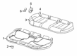 Diagram for Audi S7 Sportback Seat Cushion Pad - 4K8-885-375-A