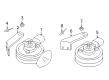 Diagram for Audi S5 Horn - 8K0-951-221