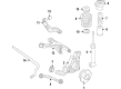 Diagram for Audi Coil Spring Insulator - 8K0-512-141-D