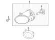 Diagram for Audi Fog Light - 8T0-941-699-K