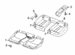 Diagram for Audi RS5 Seat Cushion Pad - 8W6-885-375-K