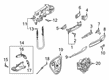 Diagram for Audi Door Latch Cable - 8W8-839-085-B