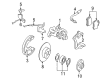 Diagram for Audi Allroad Quattro Brake Caliper - 4B0-615-423