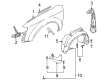 Diagram for Audi Fender - 8E0-821-105-B