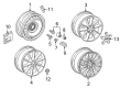 Diagram for Audi A3 Alloy Wheels - 8V0-601-025-CD