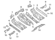 Diagram for Audi S5 Floor Pan - 8T0-802-205-E