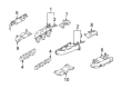 Diagram for Audi Exhaust Heat Shield - 06E-253-036-K