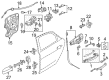 Diagram for Audi Door Latch Cable - 4H0-839-085