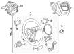 Diagram for Audi S4 Steering Wheel - 8P0-419-091-DD-TNC