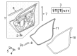 Diagram for Audi A6 allroad Weather Strip - 4K9-833-721-A