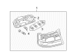 Diagram for Audi A6 Quattro Tail Light - 4F5-945-096-M