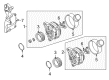 Diagram for Audi TT Quattro Alternator Bracket - 022-260-089-M