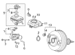 Diagram for Audi S8 Brake Booster - 4H0-612-107-A