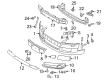 Diagram for Audi License Plate - 8J0-807-285-B-1QP