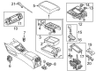 Diagram for Audi A6 Shift Knob - 4G1-713-139-M-XBA